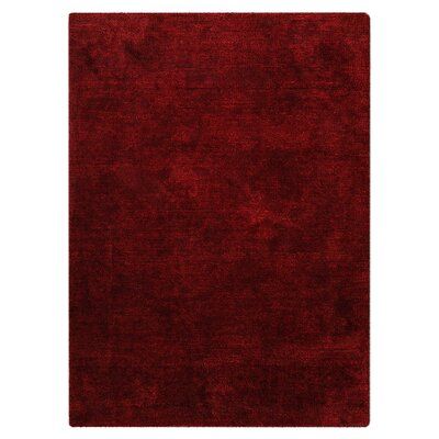 a red rug on a white background