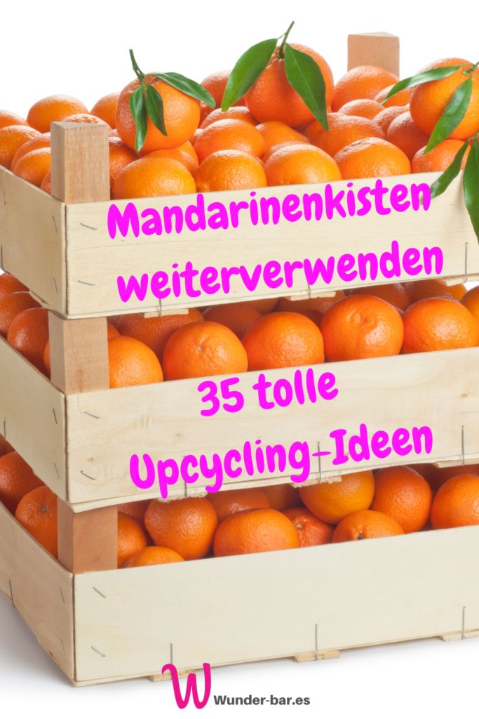 Mandarinen gibt es oft in Mandarinenkisten zu kaufen. Das sind kleine Spanholzkisten, die zu Wegwerfen einfach zu schade sind. Wir haben nach Ideen gesucht, wie man ihnen ein neues Leben schenken kann und sind fündig geworden. Recycled Crafts Kids, Easy Diy Decor, Fruit Crate, Crafts For Seniors, Easy Christmas Crafts, Recycled Crafts, Diy Birthday Gifts, Crafts For Teens, Easy Diy Crafts