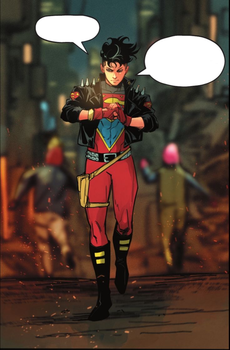 an image of a comic character with speech bubbles