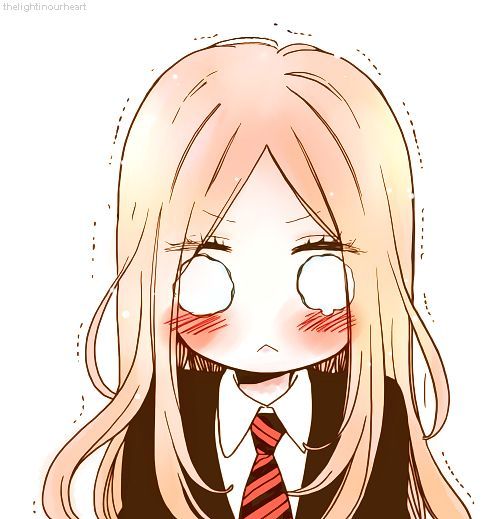 #anime#shy#cute Long Blonde, Long Blonde Hair, An Anime, Blonde Hair, We Heart It, Blonde, Lost, Red, Hair