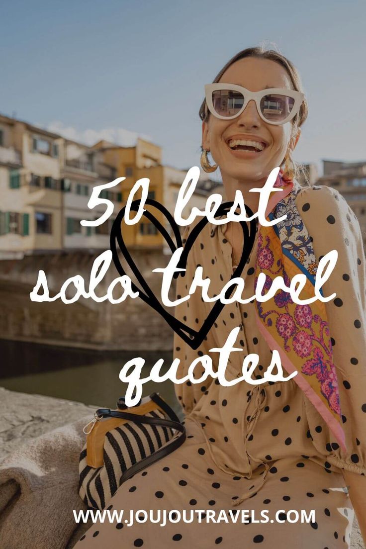 a woman sitting on top of a rock with the words 5 last solo travel quotes