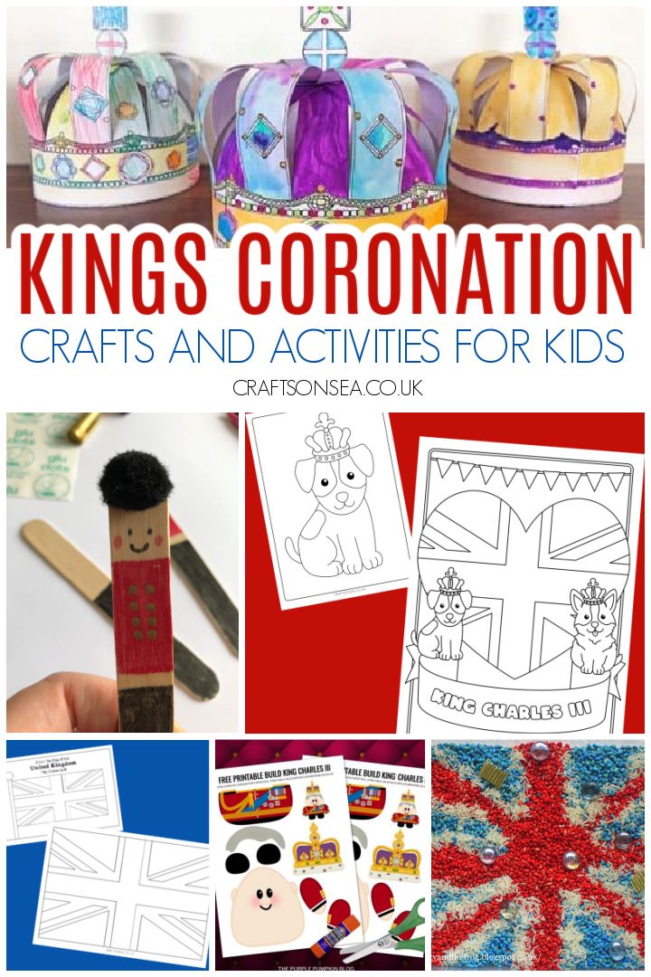 the king's coronation crafts and activities for kids