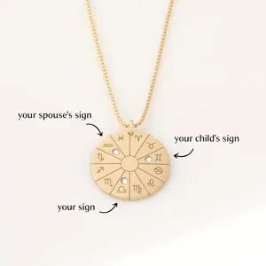 Zodiac Wheel Necklaces are stylish and meaningful jewelry pieces that allow you to showcase your astrological sign and show love for your loved ones Mom Necklace Personalized, Zodiac Wheel, Astrological Sign, Baby Bracelet, Show Love, Meaningful Jewelry, Mom Necklace, Bespoke Jewellery, Perfect Baby Shower Gift