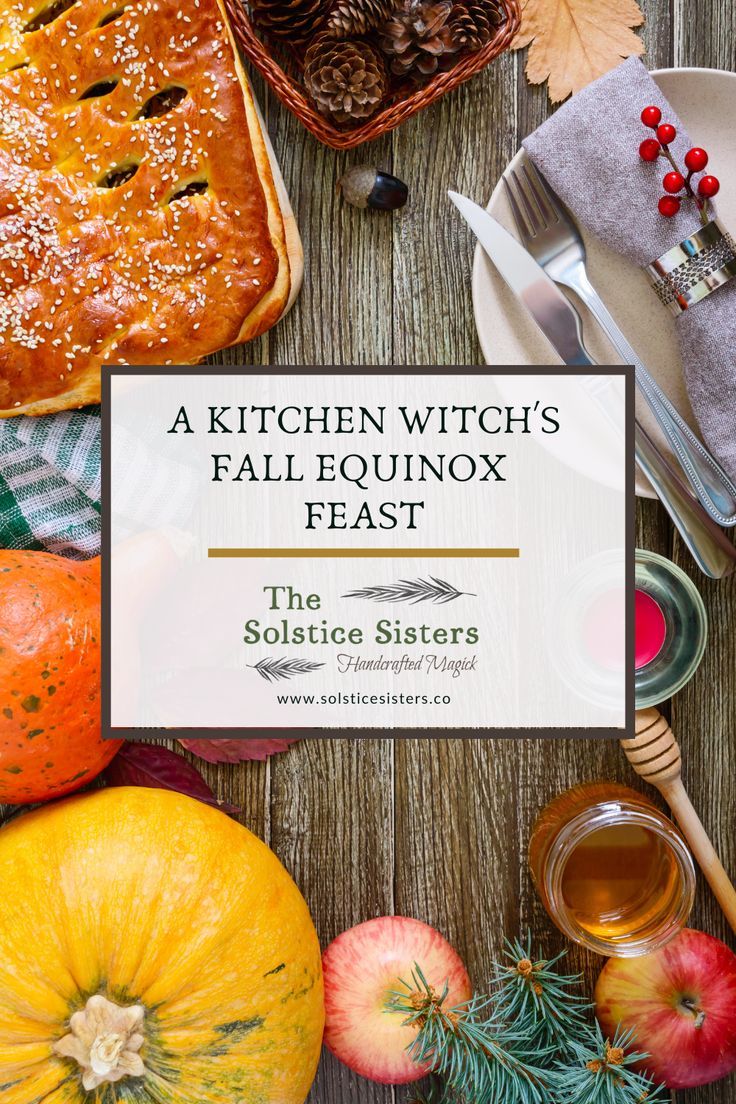 A kitchen witchs fall equinox feast, fall equinox recipes Fall Witch Recipes, Mabon Recipes Gluten Free, Witchy Meal Ideas, Witch Dinner Ideas, Fall Equinox Party Ideas, Mabon Feast Ideas, Traditional Mabon Foods, Meals For Mabon, Witchy Fall Recipes