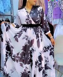 images (202×249) Fled Gown Style, Long Chiffon Gown Styles In Nigeria, Long Flare Gown Styles Material, Flare Gowns Chiffon, Simple Long Gown Styles For Materials, Chiffon Material Gown Styles In Nigeria, Material Long Gown Styles In Nigeria, Material Gowns Styles, Long Gown Styles For Material