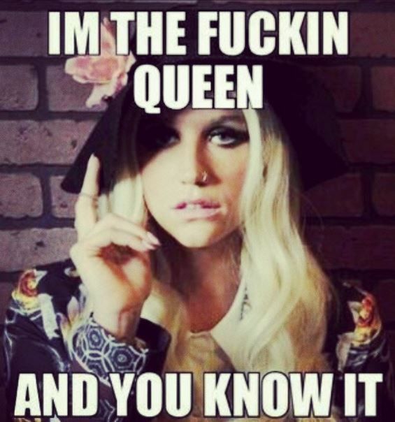 Kesha Meme: Queen Keshaღ #Fandom #Random #Singers Kesha Aesthetic, Kesha Animal, Kesha Rose, Kesha, 2000s Fashion, The Beatles, Singers, Knowing You, Queen