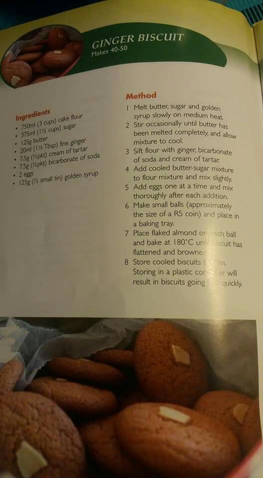 a recipe book with cookies in it and instructions for baking them on the page,