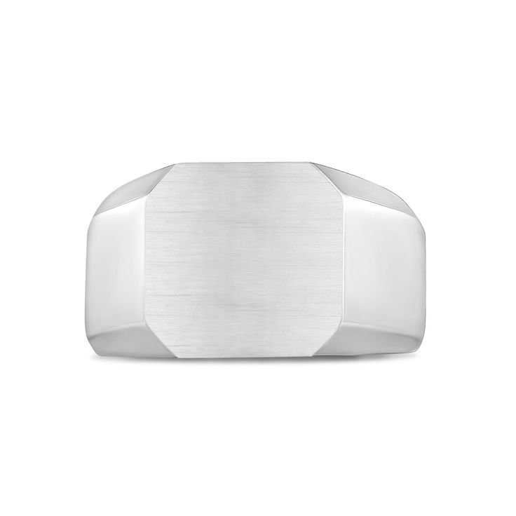 Introducing our version of a signet ring with our matte and shiny stainless steel square signet ring for men. Personalize the outside of this ring with the engraving of your choice. Available in silver, gold and black color. Product DetailsFront Width: 13 mm (0.51")Back Width: 7 mm (0.28")Thickness: 3 mm (0.12")Ring Size: US StandardRing Fit: Comfort FitFinish: Shiny ring, matte top Mens Signet Ring, Signet Ring For Men, Shiny Rings, Beach Shower, Times New Roman, Ring For Men, Precious Jewelry, Steel Jewelry, Signet Ring