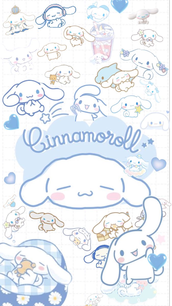 an animal sticker sheet with the words cinnamorella on it