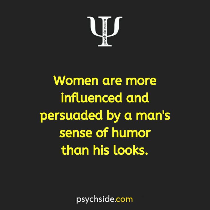 women are more influenced and persued by a man's sense of humor than his looks