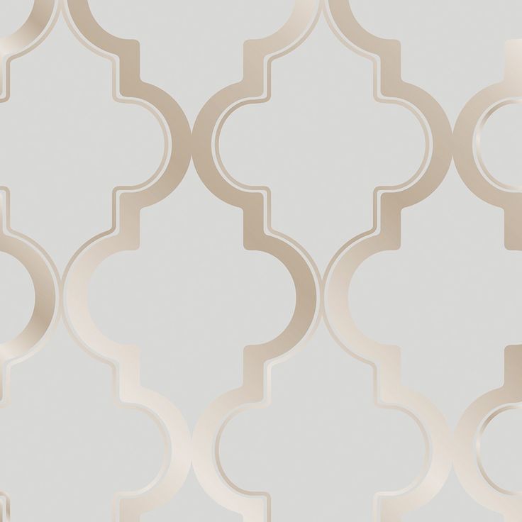 a white and beige wallpaper with an intricate design