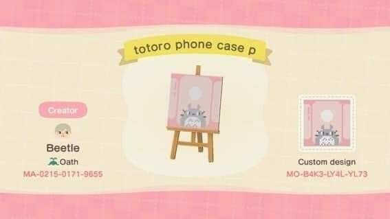 an animal crossing game character is shown in this screenshot from the app, totoro phone case d