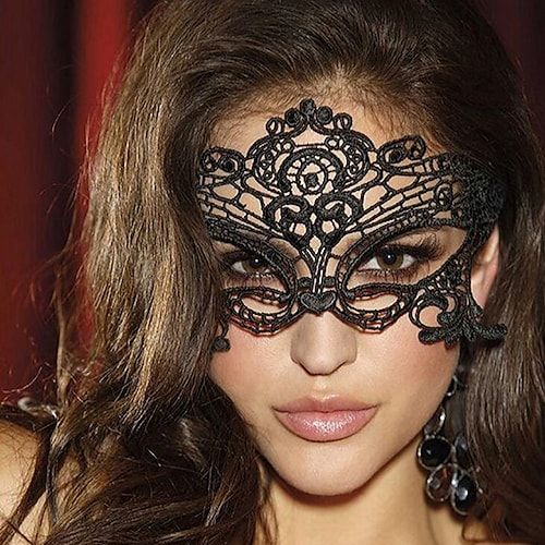 Shipping Weight:0.020; Package Dimensions:12.0009.0001.000; Net Weight:0.01 Lace Masquerade Masks, Halloween Rave, The Mask Costume, Venice Mask, Mask Costume, Lace Accessories, Lace Mask, Masquerade Costumes, Best Lingerie