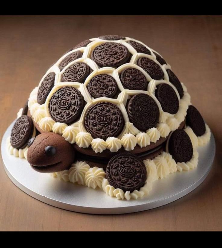 Turtle Birthday Cake, Cake Designs For Kids, Turtle Cake, Oreo Cake, Happy Birthday To Me, Specialty Cakes, Cake Decorating Tutorials, Occasion Cakes, Birthday Cake Kids