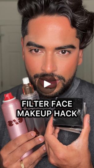 168K views · 1.6K reactions | Makeup Hack - How to get FILTER makeup 
*THE SANDWICH METHOD*✨👍🏽

Sandwich a layer of setting powder between dewy setting spray and matte setting spray. This will change the way your makeup looks at the end ⚡️

Step 1 - after finishing your makeup spray face with dewy setting spray (let it dry for 20 seconds)
Step 2 - press some setting powder all over the face while the setting spray is still wet
Step 3 - lock everything in with a mattifying setting spray 

Products used:
@charlottetilbury Airbrush Flawless Setting Spray
@hudabeauty Loose Setting Powder shade Blondie
@onesize On Till Dawn Matte Setting Spray 

#makeup #makeuptips #makeuphacks #makeuptutorial #settingspray #settingpowder | Aditya Madiraju | Cuarta Pared Studio · Delight Rnb (Instrumental) Setting Spray Makeup, Dewy Setting Spray, Matte Setting Spray, Filter Makeup, Cakey Makeup, Spray Makeup, Loose Setting Powder, Heavy Makeup, Makeup Spray