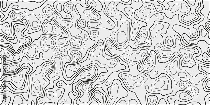 a black and white drawing of wavy lines