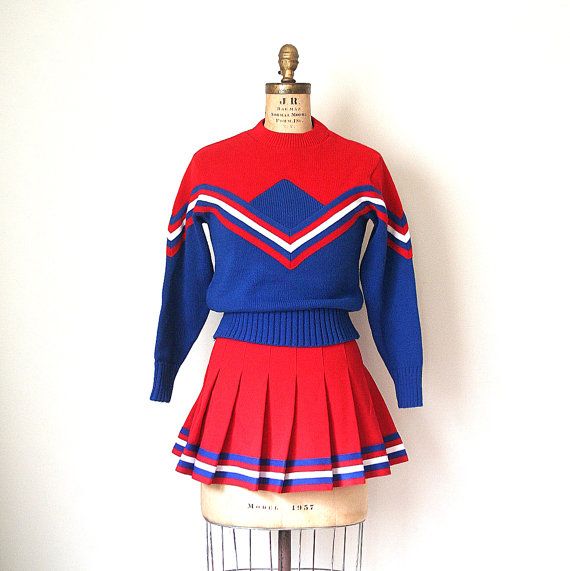 vintage CHEERLEADER COSTUME 1970's  80's football by capricorne, $34.00 1989 Costume, Retro Cheerleader, Halloween Cheerleader, 1970 Outfits, Cheerleading Costume, Cheerleader Girls, Vintage Cheerleader, Vintage Outfits 80s, Cheerleader Uniforms