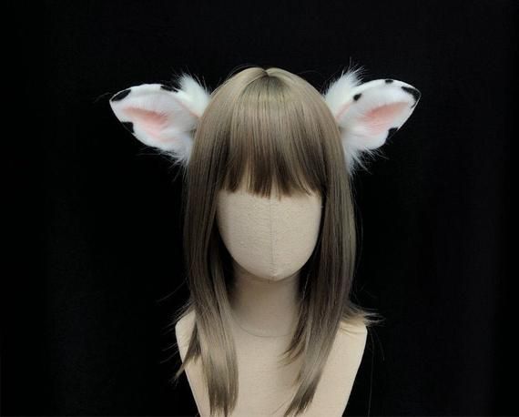 ❤️❤️❤️More beautiful ears,welcome to visit the following link:https://www.etsy.com/hk-en/shop/ColorfulEars?ref=l2-about-shopnameEvery ear is made of high quality artificial fur which is fixed on the metal frame,and ears’ inner is iron thread,so the headband is freely adjustable as your preference~~~~Dimension:From hair band to ear lip ABOUT 3.6 Inches.Shipment:Freight Free(12-25 DAYS) Please do not wash the faux fur ears!Regarding the handmade, there may be defects, we strive to be perfect, but Werewolf Ears, Wolf Ears And Tail, Faux Fur Ears, Cat Ears And Tail, Cow Ears, Wolf Ears, Cat Ears Headband, Brown Cow, Black Cow