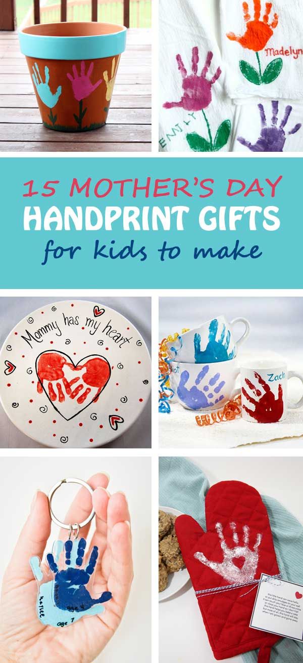 mothers day handprint gifts for kids to make