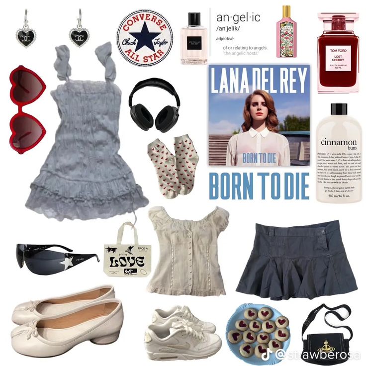 Lana Born To Die, Ldr Outfit, Lana Concert, Fashion Definition, Lana Del Rey Tour, Cutesy Clothes, Americana Outfits, Lana Del Rey Outfits, Lana Del Rey Concert