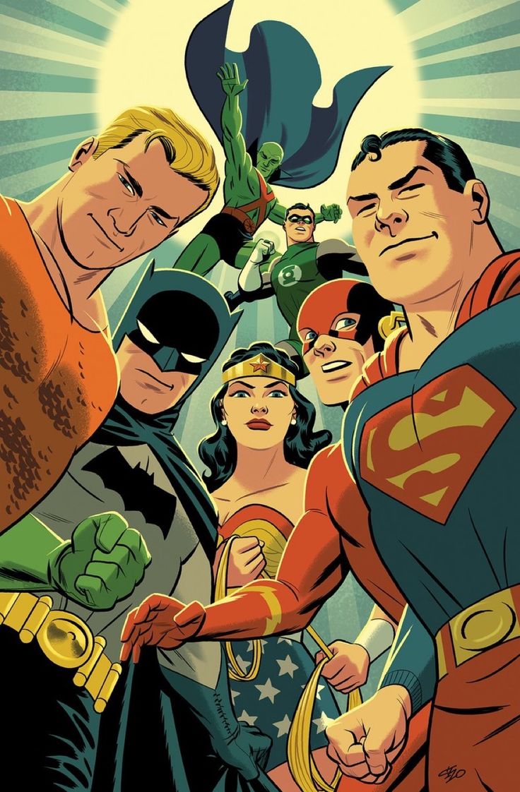 an image of the dc comics characters