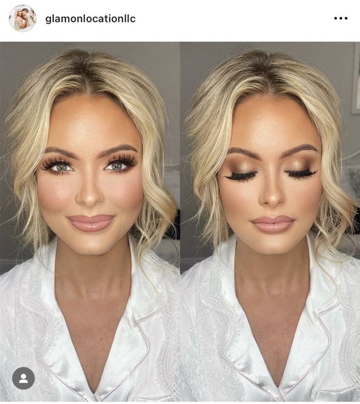 Classic Wedding Makeup, Wedding Makeup Blonde, Wedding Makeup Inspiration, Mother Of Bride Makeup, Glam Bride Makeup, Gorgeous Eye Makeup, Fall Wedding Makeup, Earthy Neutrals, Wedding Makeup Bride