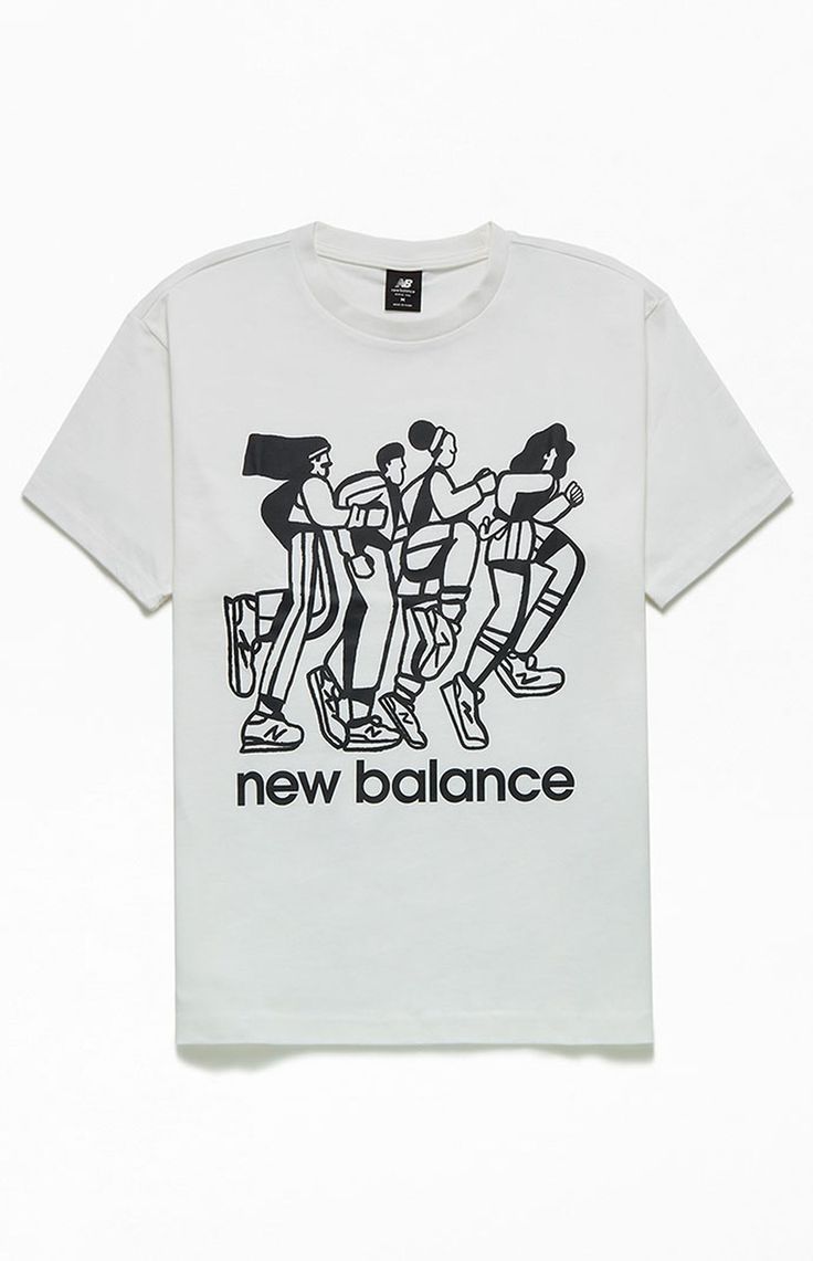 Balance Graphic, New Balance Mens, Shirt White, Pacsun, Crew Neckline, New Balance, Everyday Fashion, Personal Style, Graphic Tees