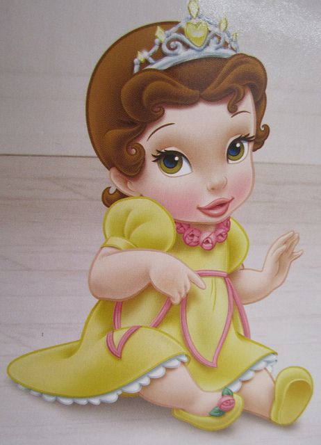 *BELLE ~ Beauty and the Beast,1991 Disney Mignon, Baby Disney Characters, Disney Princess Babies, Disney Belle, Disney Princesses And Princes, Disney Princess Belle, Belle Disney, Art Disney, Disney Favorites