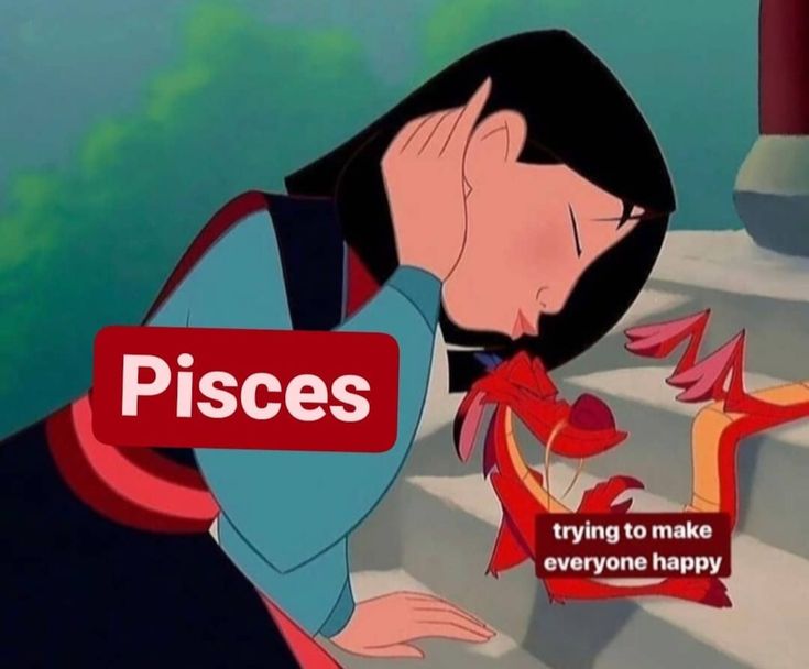 pisces is trying to make everyone happy with their favorite character, poca