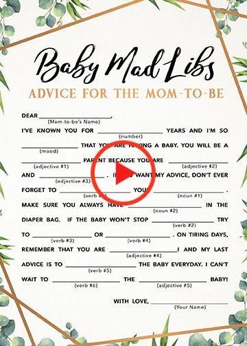 a baby mad list with the words advice for the mom to be