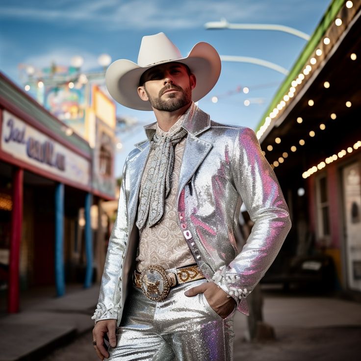 Disco Cowboy Men, Galactic Cowboy, Cowboy Disco, Disco Cowboy, Space Cowboy Costume, Cowboy Men, Space Cowboy, Cowboy Costume, Space Cowboys