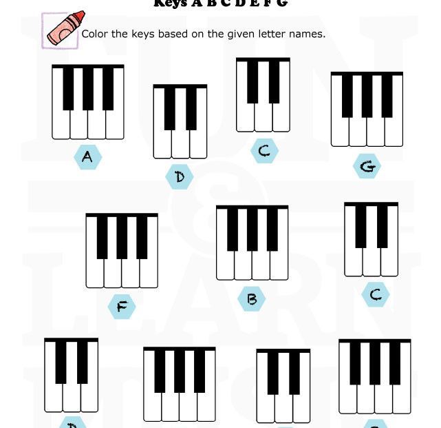 the piano keys are arranged in order to make it easier for kids to learn how to play