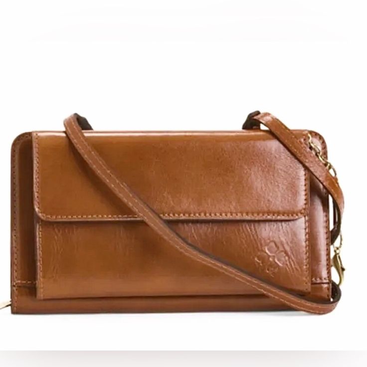 Nwt Patricia Nash Alberese Crossbody Wallet Organizer Bag In Brown. Retails For $169 Fits Most Iphone Models I Tried My 12 Pro Max And It Fit In Perfectly. A Sleek, Fashionable, And Functional Bag Crafted In 100% Full-Grain Luxurious Leather. Alberese Will Quickly Become Your Favorite Day, Evening, And The Weekend Companion. With Built-In Card Slots And Bill Pockets, This Crossbody Purse Is The Perfect Choice. Strap Type 21" - 24" Adiustable Nonremovable Crossbody Strap. Interior Features 3 Sepa Classic Pouch Shoulder Bag With Card Slots, Formal Shoulder Bag With Card Slots, Classic Wallet With Mobile Phone Pouch, Classic Brown Rectangular Wallet On Chain, Versatile Brown Wallet With Detachable Strap, Brown Versatile Wallet With Detachable Strap, Classic Brown Wallet With Mobile Phone Bag, Classic Brown Phone Bag For Business, Elegant Everyday Wallet With Mobile Phone Bag