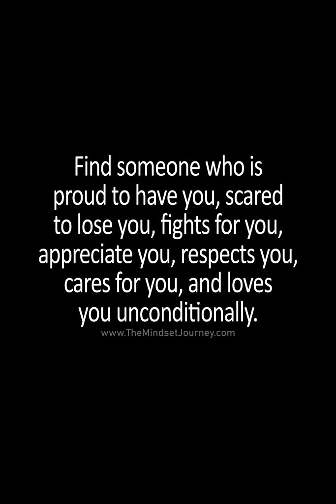 a black and white photo with the words find someone who is proud to have you, scared