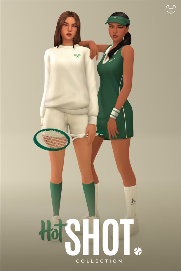 two female tennis players are standing next to each other