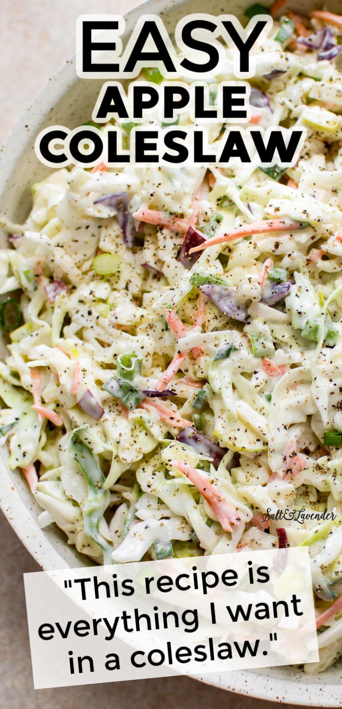 this recipe is everything i want in a coleslaw