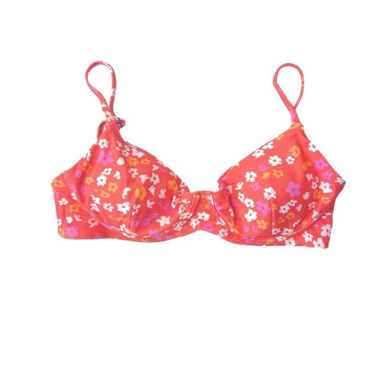 Nwt Pink Colada Tropez Bikini Top In Limited Edition Orange Colada Print Designed For Comfort & Support And Is Perfect For Bigger Busts. Built-In Underwire Adjustable Shoulder Straps And Waistband Removable Padding Inserts Size Xl - Best For D/Dd Cup Sizes, 36-37” Band, 28-29” Waist, Us Size 6-8. Brand New With Tags, Ended Up Getting A Different Size And Didn’t Want To Deal With Return. New To Poshmark? Use My Code Greenstategirl And Save $10 Off Your First Purchase Pink Swimwear With Built-in Bra For Swimming, Underwire Floral Print Swimwear, Floral Print Underwire Swimwear, Pink Beachwear Tankini With Built-in Bra, Floral Print Underwire Swimwear For Sunbathing, Underwire Floral Print Swimwear For Sunbathing, Pink Tankini With Built-in Bra For Beachwear, Floral Print Underwire Swimwear For Poolside, Pink Underwire Tankini For Summer