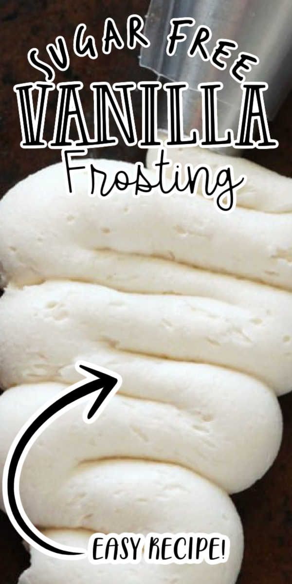 how to make sugar free vanilla frosting