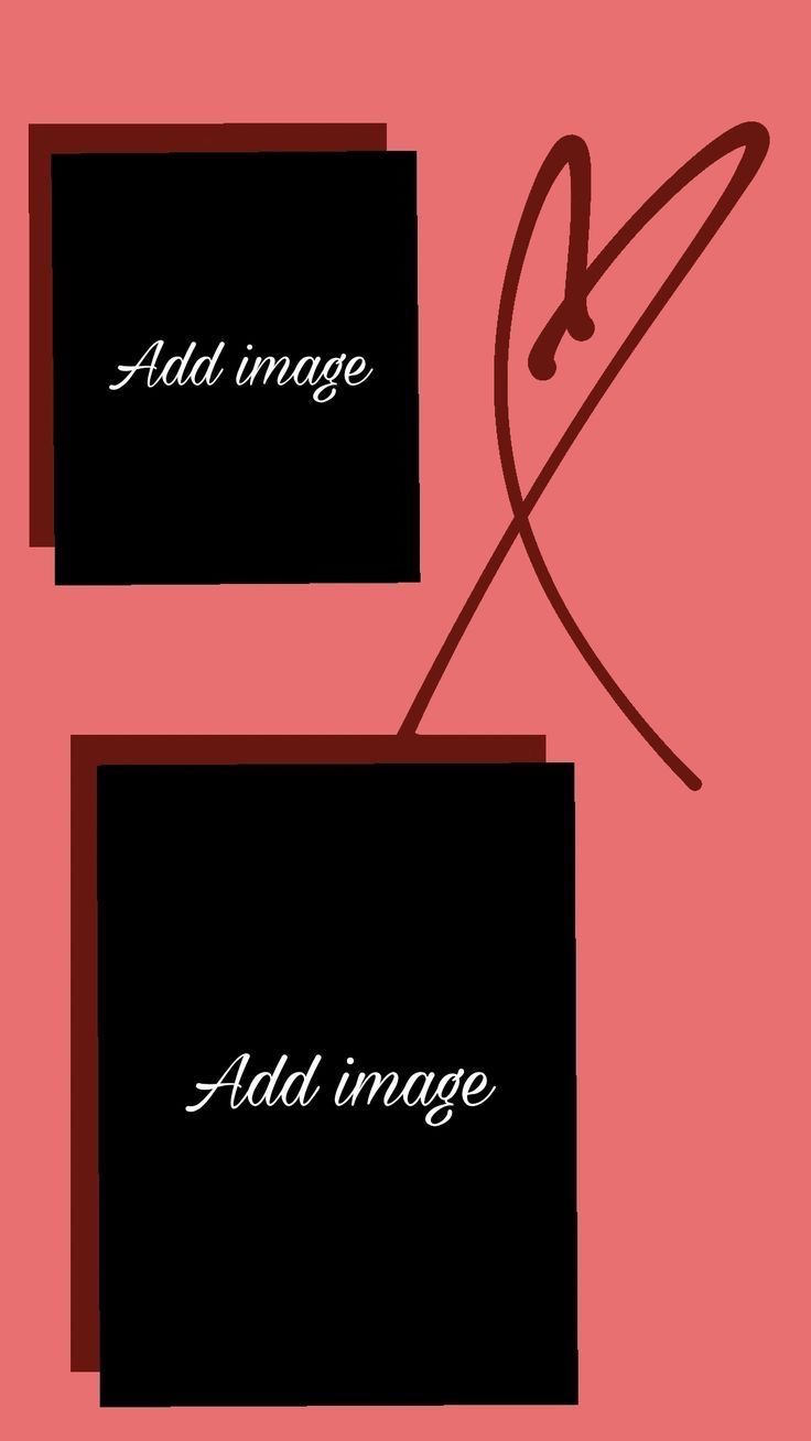 two black square frames with the words add image on them