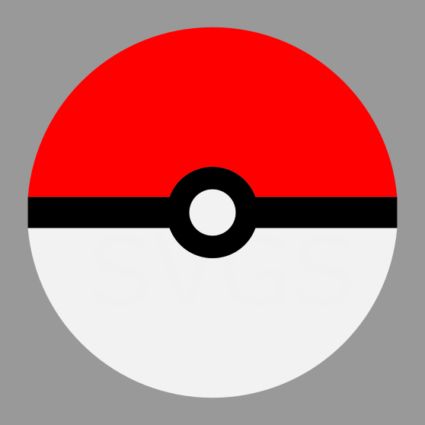 a red and white pokemon ball