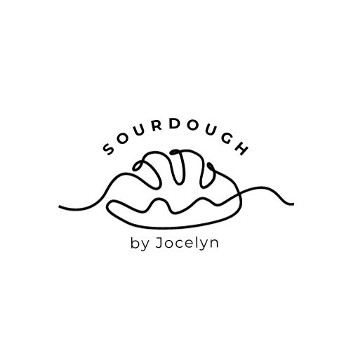 the logo for sourdouch by jocellyn is shown in black and white