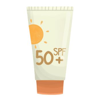 Sunscreen Png Aesthetic, Healthy Products Packaging, Sunscreen Drawing, Skincare Clipart, Sunscreen Clipart, Sun Cream Skin Care, Sunscreen Illustration, Skincare Drawing, Sunscreen Design