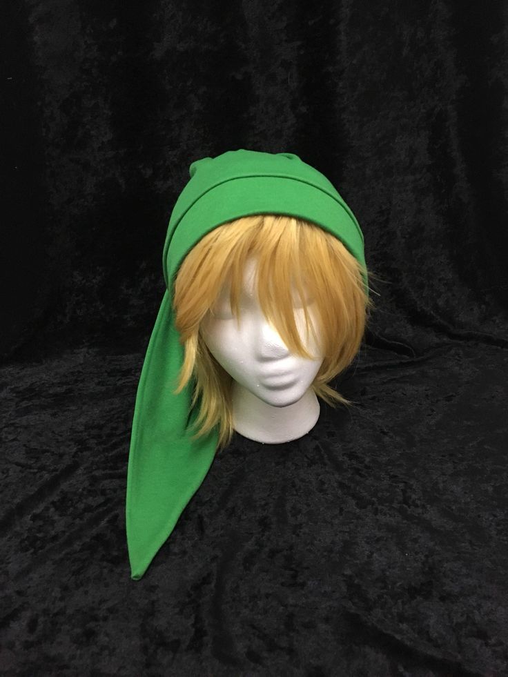 Here is the hat of your favorite silent warrior of Hyrule! Great for any occasion! Available in many different colors with a length of either 12, 18, 24, or 30 inches. Either a 12" or 18" length is recommended for babies and children, and either a 24" or 30" length is recommended for teens and adults. **In "Note to Seller," please provide head circumference desired.** Feel free to send any questions you have my way! :) Silent Warrior, Link Hat, Link Costume, Costume Hats, My Way, Costume Accessories, Headpiece, Different Colors, Purses And Bags