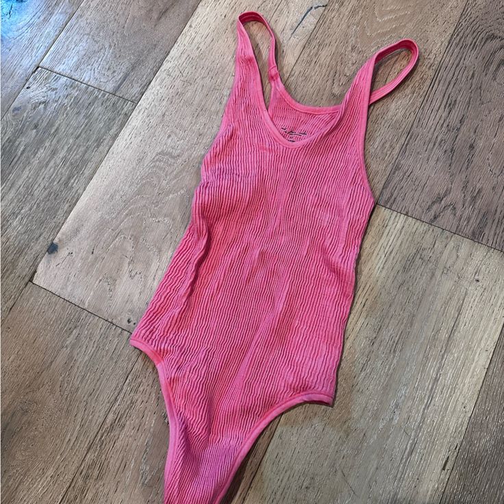 Size Xsmall/Small Vneck Bodysuit From Urban. Never Worn! Seamless V-neck Bodysuit For Poolside, Trendy V-neck Bodysuit For Loungewear, Casual V-neck Bodysuit For Spring, Casual Pink V-neck Swimwear, Trendy V-neck Ribbed Bodysuit, Spring V-neck Beachwear Bodysuit, Casual V-neck Bodysuit For Loungewear, Trendy V-neck Bodysuit For Poolside, Summer Scoop Neck Loungewear Bodysuit