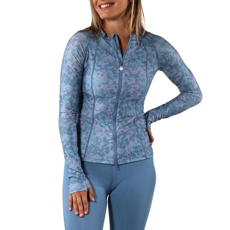 women's long sleeve rash guard in baltic petals|baltic-petals Fitted Rash Guard With Upf 50+ For Spring, Long Sleeve Rash Guard With Upf 50+ For Spring, Fitted Long Sleeve Activewear For Outdoor, Sporty Spring Rash Guard For Surfing, Sporty Rash Guard For Surfing In Spring, Sporty Spring Surfing Rash Guard, Fitted Long Sleeve Rash Guard For Spring, Blue Long Sleeve Nylon Activewear, Spring Fitted Long Sleeve Rash Guard