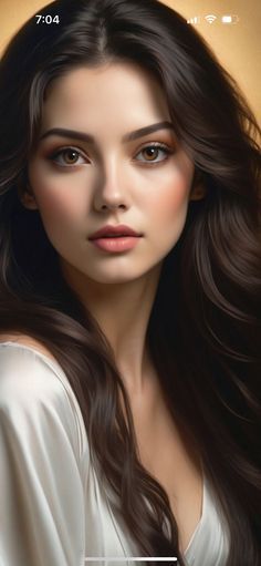 Face Shape Hairstyles, Female Character Inspiration, Foto Art, Long Hairstyles, Malbec, Character Portraits, Beauty Face, Beautiful Eyes, Pretty Face