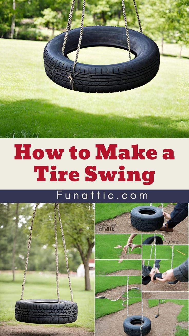 how to make a tire swing for kids