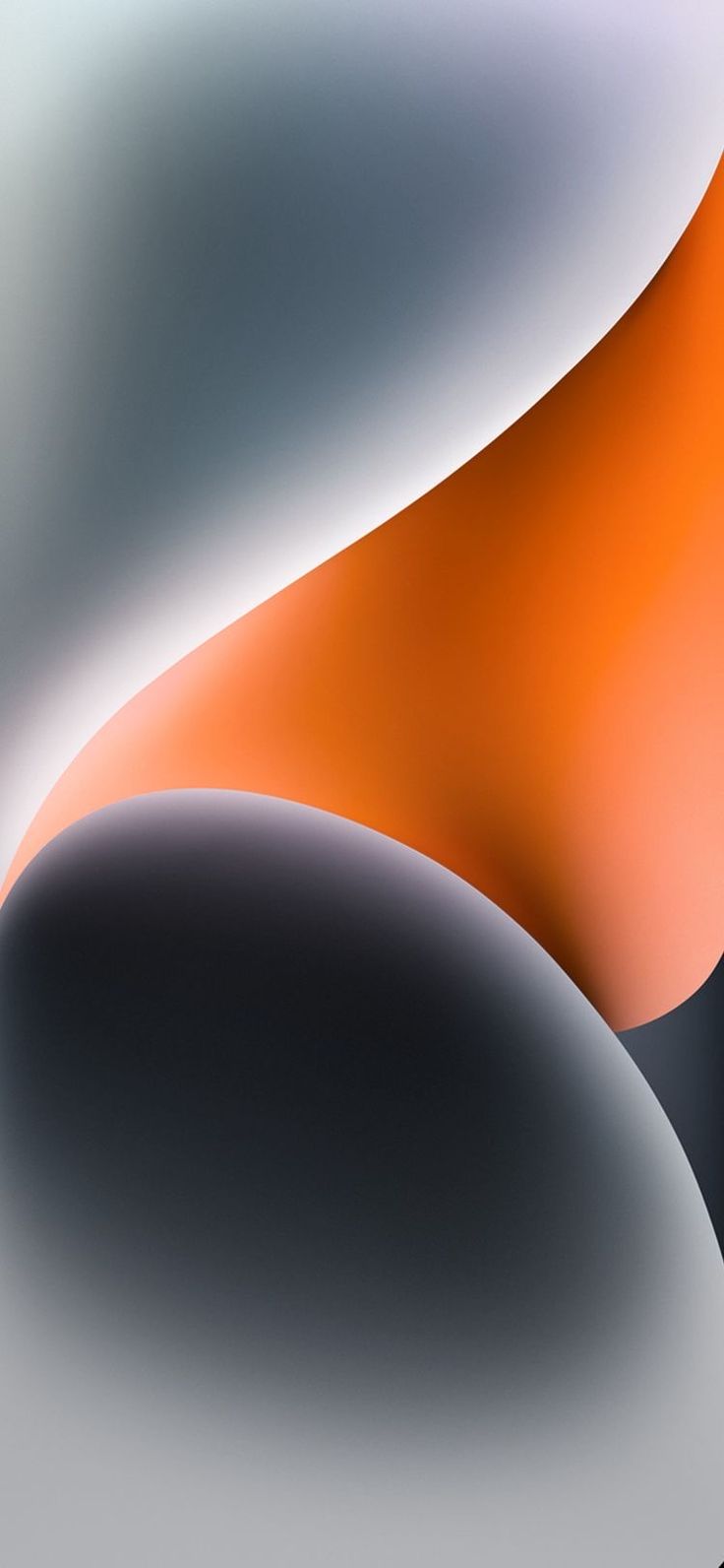 an orange and white abstract background