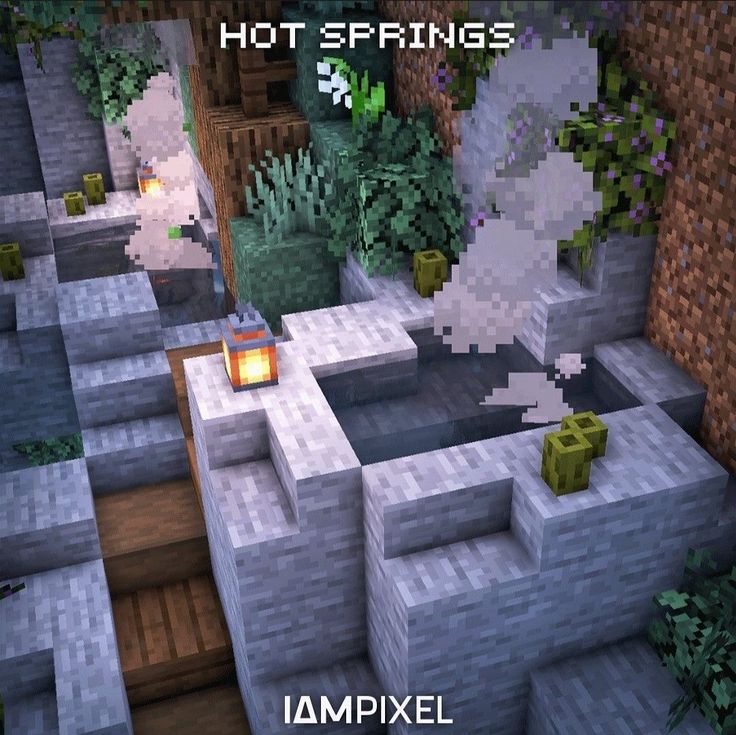 an image of a game scene with the text hot springs