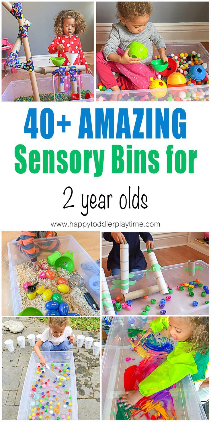 21 Amazing Sensory Bins for Toddlers - HAPPY TODDLER PLAYTIME Here are 40+ fun and amazing SENSORY BINS for toddlers and preschoolers. Learn and play with all these sensory bin ideas from rice to pom poms and more! Toddler Rice Activities, Sensory Bin Ideas For 20 Month Old, What To Put In Sensory Bin, Sensory Bins Rice, Sensory Activities 2-3, Good Sensory Activities, Pom Pom Play Ideas, Bathtub Sensory Play, Paint Sensory Activities